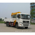 12 tons 4 section arm crane truck